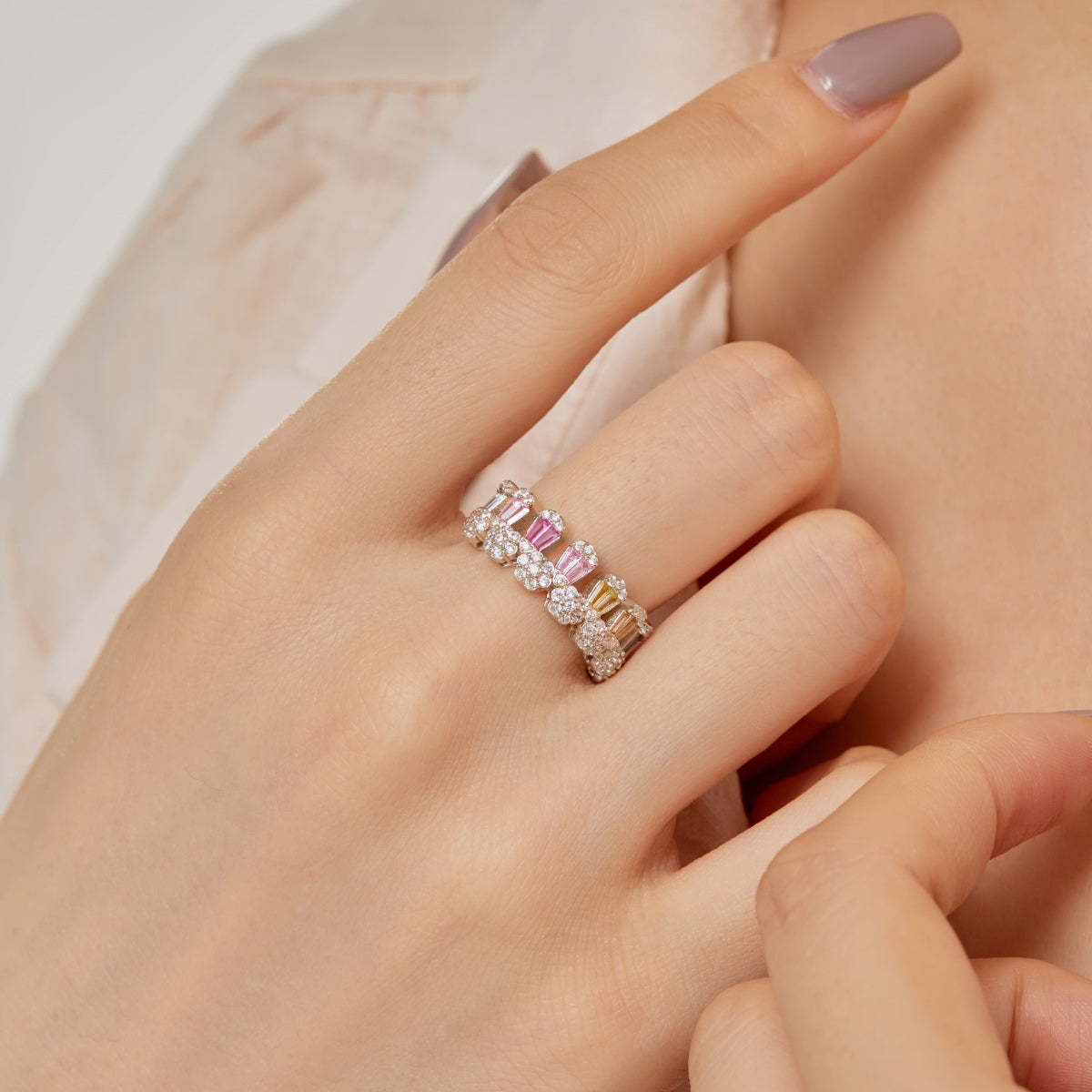 [Regalia jewelry]Gorgeous Radiant Cut Daily Ring