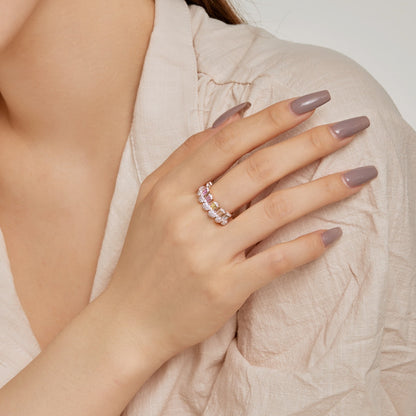 [Regalia jewelry]Gorgeous Radiant Cut Daily Ring