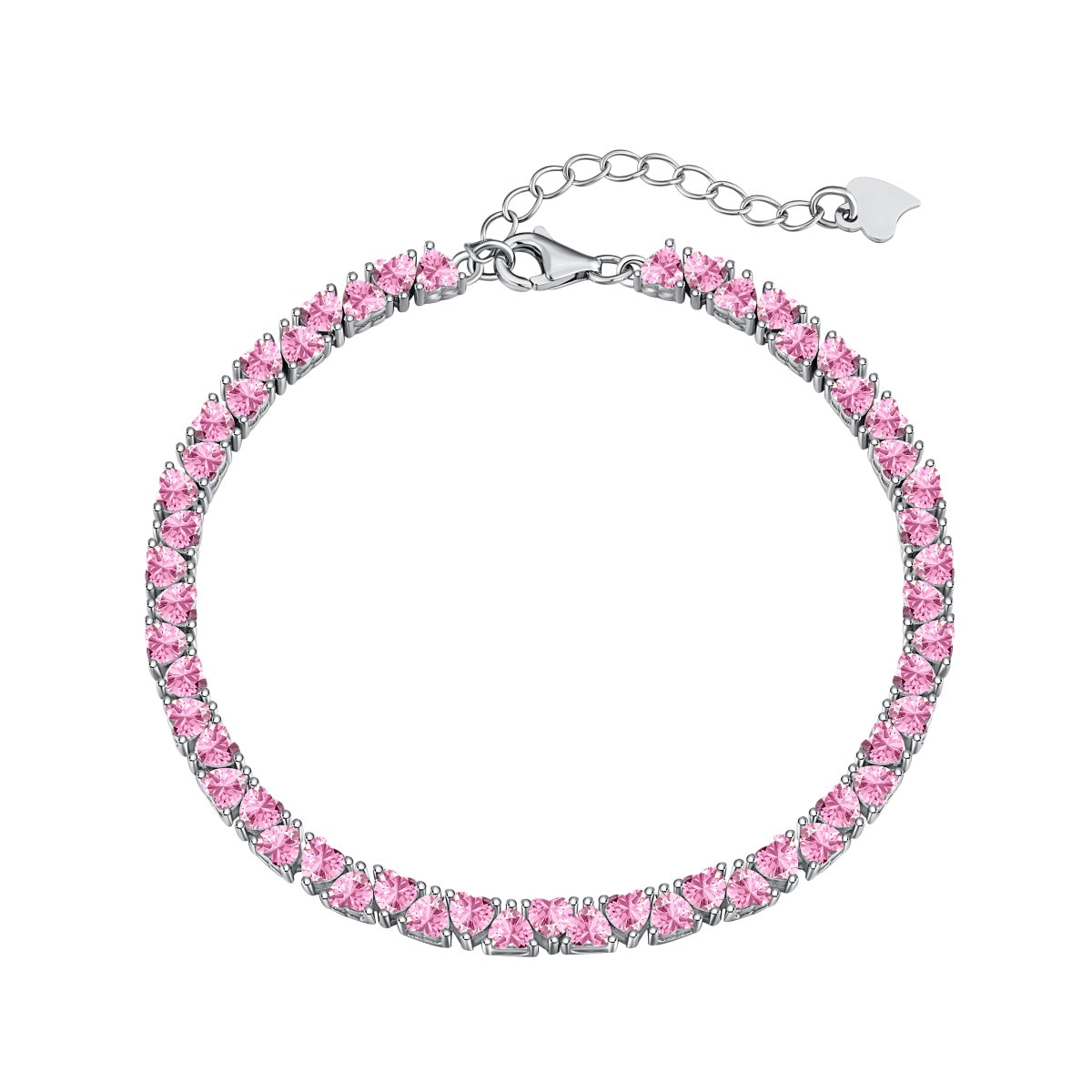 [Regalia jewelry]Dazzling Romantic Heart Shape Lover Bracelet