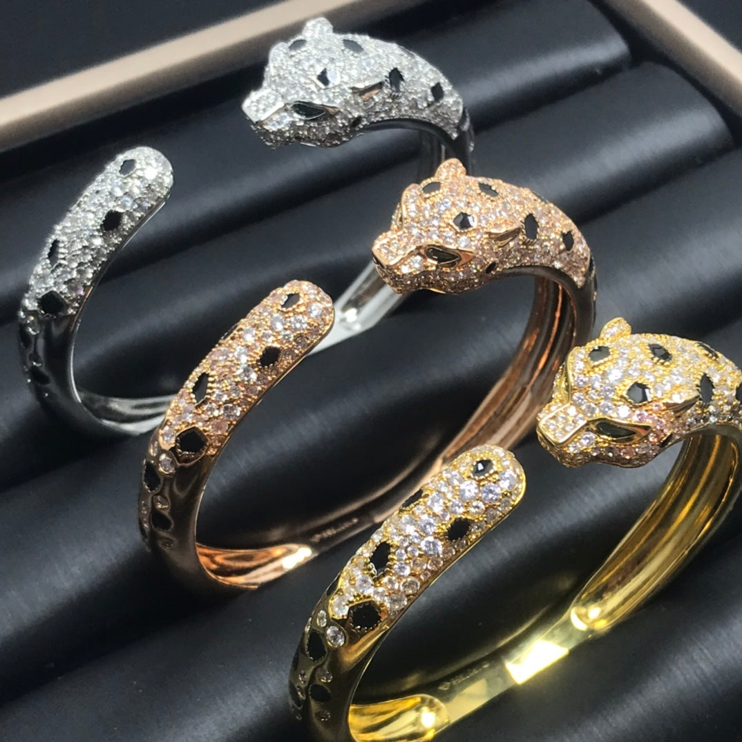 [Regalia jewelry]PANTHERE BIG BRACELET DIAMONDS