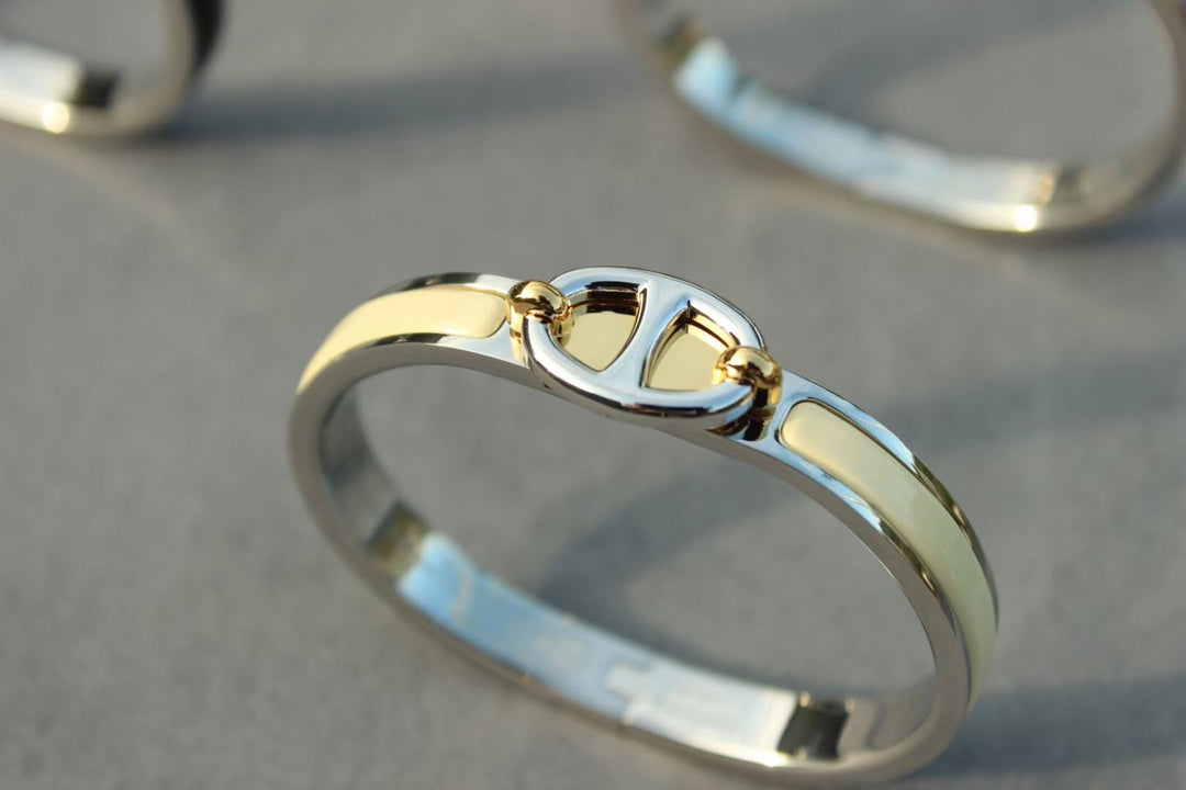 [Regalia jewelry]CLIC CHAINE SILVER BRACELET